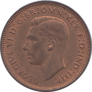 1944 FARTHING ( UNC ) - HALFPENNY - Cambridgeshire Coins