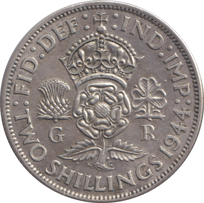 1944 FLORIN ( EF ) - FLORIN - Cambridgeshire Coins