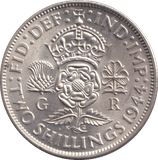 1944 FLORIN ( UNC ) - FLORIN - Cambridgeshire Coins