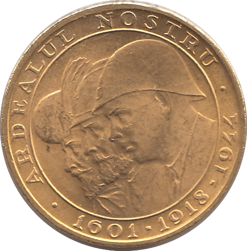 1944 GOLD 20 LEI ROMANIA - GOLD WORLD COINS - Cambridgeshire Coins