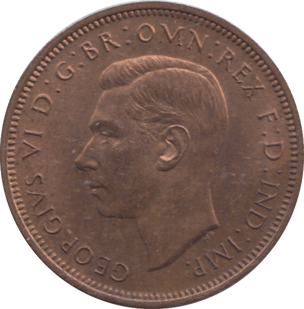 1944 HALF PENNY ( AUNC ) - HALFPENNY - Cambridgeshire Coins
