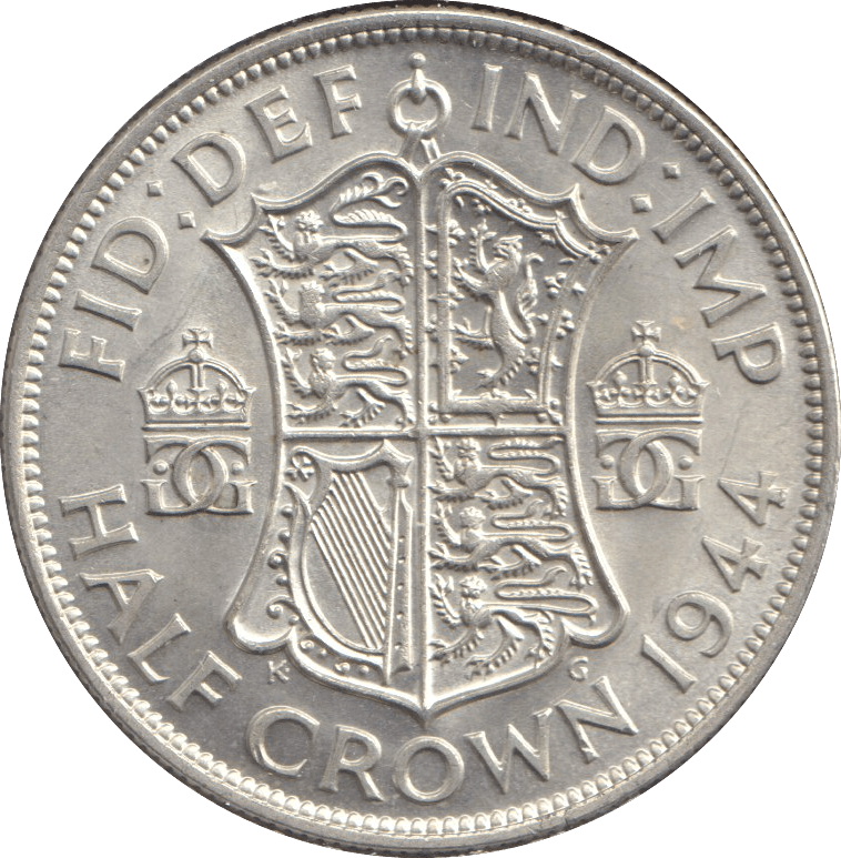 1944 HALFCROWN ( UNC ) - HALFCROWN - Cambridgeshire Coins