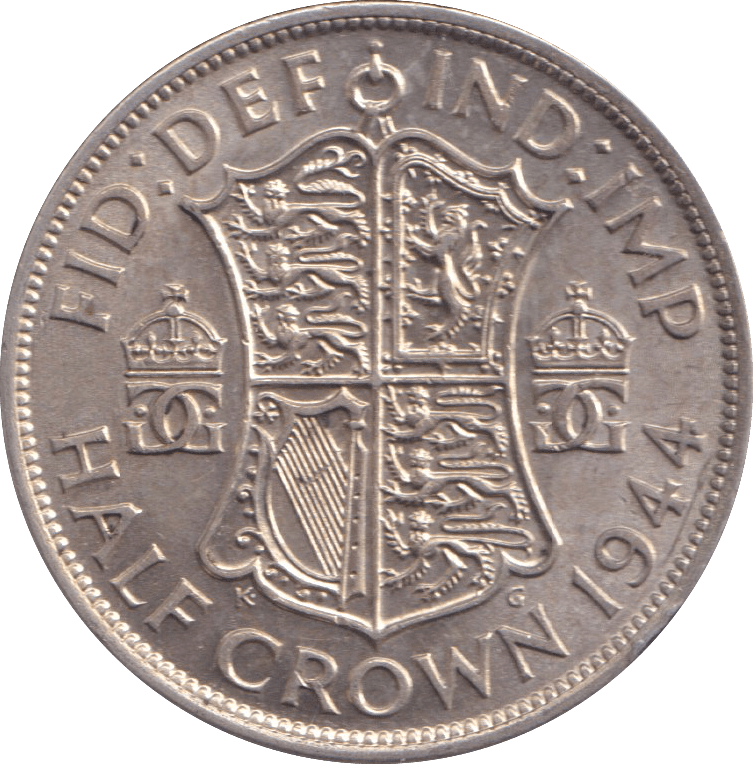 1944 HALFCROWN ( UNC ) - HALFCROWN - Cambridgeshire Coins