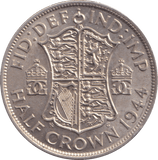 1944 HALFCROWN ( UNC ) - HALFCROWN - Cambridgeshire Coins