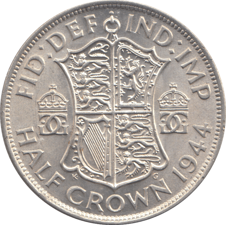 1944 HALFCROWN ( UNC ) - HALFCROWN - Cambridgeshire Coins