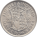 1944 HALFCROWN ( UNC ) - HALFCROWN - Cambridgeshire Coins