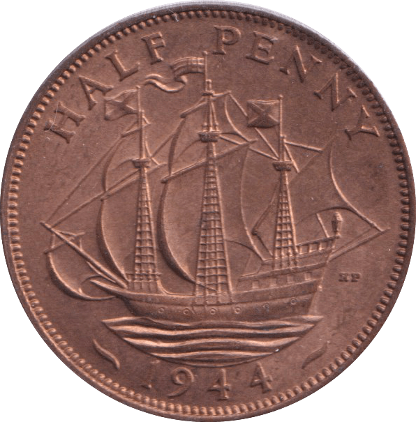 1944 HALFPENNY ( BU ) - HALFPENNY - Cambridgeshire Coins