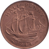 1944 HALFPENNY ( BU ) - HALFPENNY - Cambridgeshire Coins