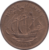 1944 HALFPENNY ( EF ) - HALFPENNY - Cambridgeshire Coins