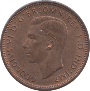 1944 HALFPENNY ( EF ) - HALFPENNY - Cambridgeshire Coins