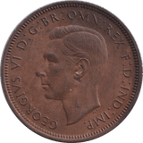1944 HALFPENNY ( UNC ) - WORLD COINS - Cambridgeshire Coins