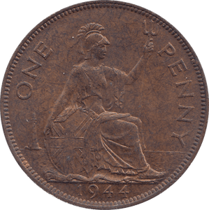 1944 PENNY ( AUNC ) - PENNY - Cambridgeshire Coins