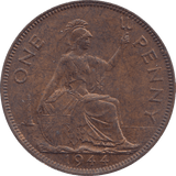 1944 PENNY ( AUNC ) - PENNY - Cambridgeshire Coins