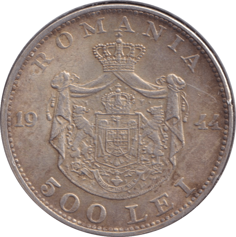 1944 ROMANIA FIVE HUNDRED LEI - WORLD COINS - Cambridgeshire Coins