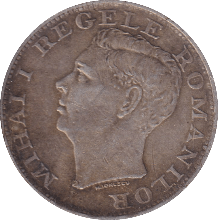 1944 SILVER 500 LEI ROMANIA - SILVER WORLD COINS - Cambridgeshire Coins