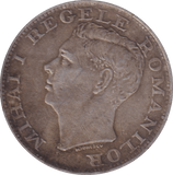 1944 SILVER 500 LEI ROMANIA - SILVER WORLD COINS - Cambridgeshire Coins