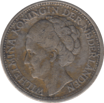 1944 SILVER CURACAO 1/10 GULDER - SILVER WORLD COINS - Cambridgeshire Coins