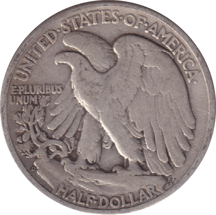 1944 SILVER HALF DOLLAR USA - SILVER WORLD COINS - Cambridgeshire Coins