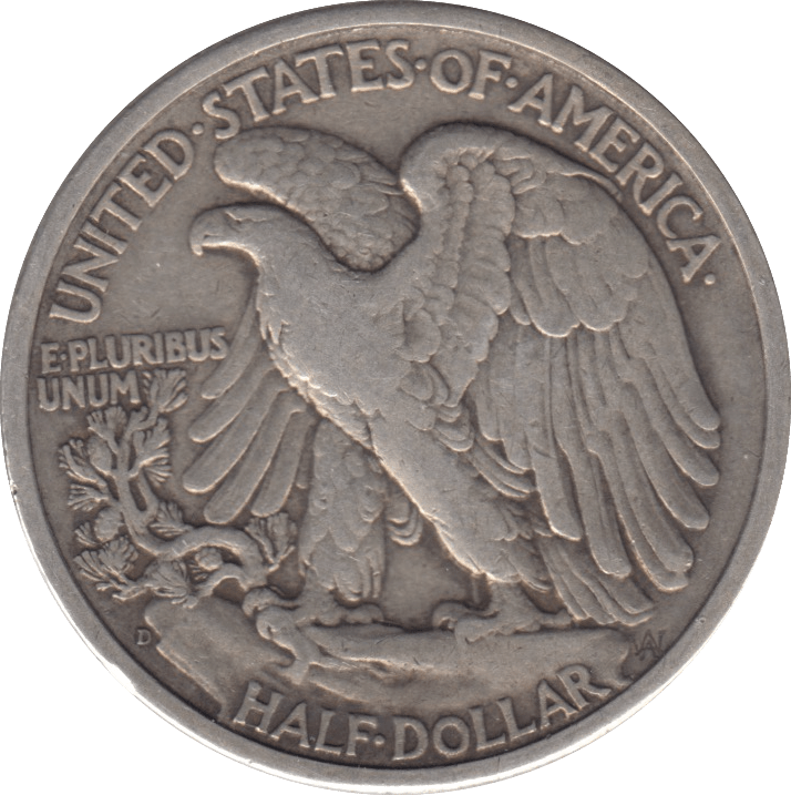 1944 SILVER HALF DOLLAR USA - SILVER WORLD COINS - Cambridgeshire Coins