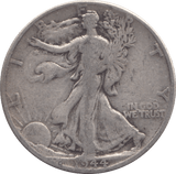 1944 SILVER HALF DOLLAR USA - SILVER WORLD COINS - Cambridgeshire Coins
