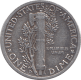 1944 SILVER ONE DIME USA - SILVER WORLD COINS - Cambridgeshire Coins
