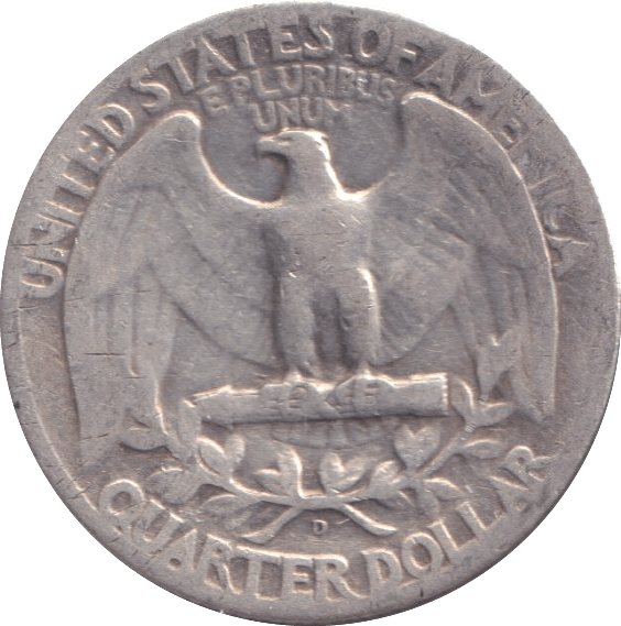 1944 SILVER QUARTER DOLLAR USA - SILVER WORLD COINS - Cambridgeshire Coins