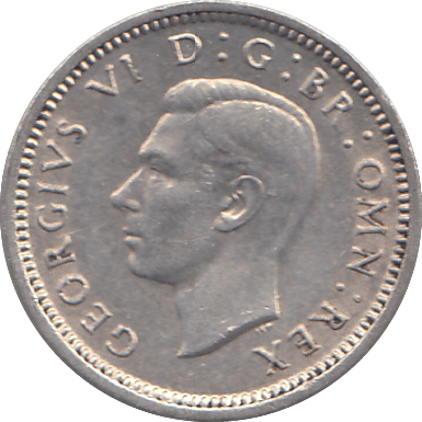 1944 SILVER THREEPENCE ( AUNC ) - THREEPENCE - Cambridgeshire Coins