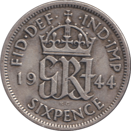 1944 SIXPENCE ( GF ) - SIXPENCE - Cambridgeshire Coins