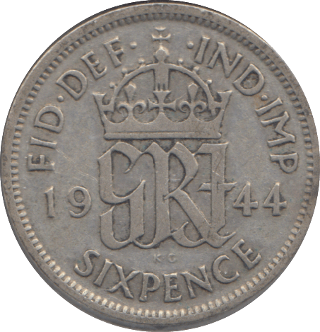 1944 SIXPENCE ( GF ) - SIXPENCE - Cambridgeshire Coins
