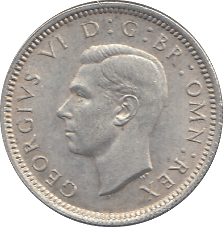 1944 SIXPENCE (GVF) - WORLD COINS - Cambridgeshire Coins