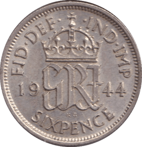 1944 SIXPENCE ( UNC ) - SIXPENCE - Cambridgeshire Coins
