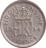 1944 SIXPENCE ( UNC ) - SIXPENCE - Cambridgeshire Coins