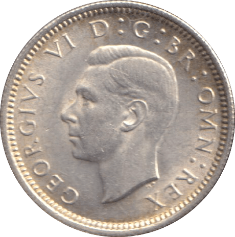 1944 SIXPENCE ( UNC ) - SIXPENCE - Cambridgeshire Coins