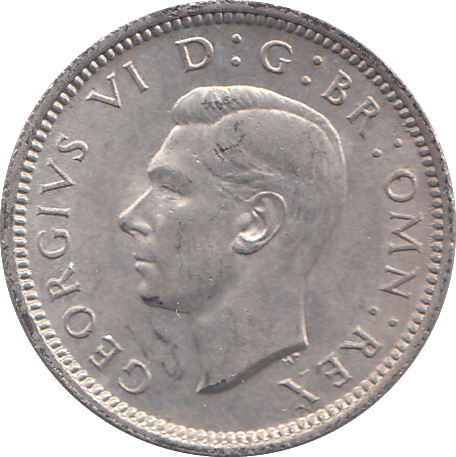 1944 SIXPENCE ( UNC ) - WORLD COINS - Cambridgeshire Coins