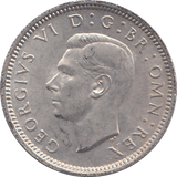1944 SIXPENCE ( UNC ) - WORLD COINS - Cambridgeshire Coins