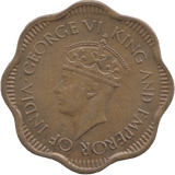 1944 TEN CENTS CEYLON - WORLD COINS - Cambridgeshire Coins