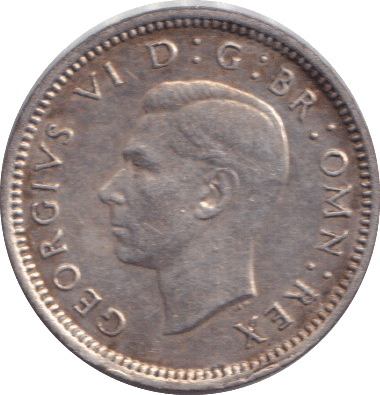 1944 THREEPENCE ( EF ) - THREEPENCE - Cambridgeshire Coins