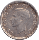 1944 THREEPENCE ( EF ) - THREEPENCE - Cambridgeshire Coins