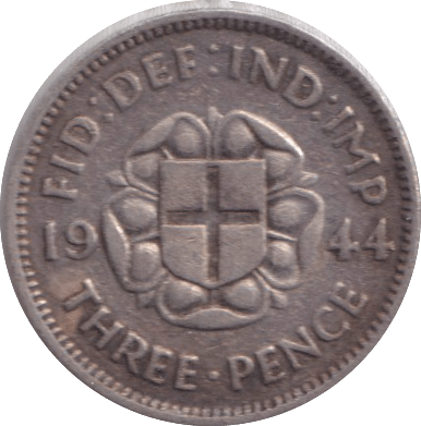 1944 THREEPENCE ( GF ) - THREEPENCE - Cambridgeshire Coins