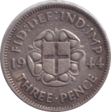 1944 THREEPENCE ( GF ) - THREEPENCE - Cambridgeshire Coins