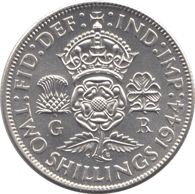 1944 TWO SHILLINGS ( UNC ) - FLORIN - Cambridgeshire Coins