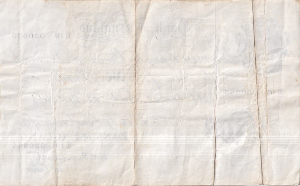 1944 WHITE FIVE POUND NOTE SEPTEMBER 13TH LONDON BANK OF ENGLAND PEPPIATT W£5-50 - £5 BANKNOTES WHITE - Cambridgeshire Coins