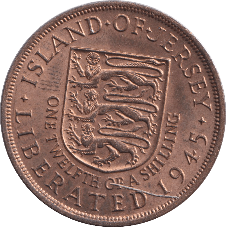 1945 1/12 SHILLING - PENNY - Cambridgeshire Coins