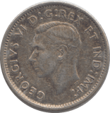 1945 CANADA 10 CENT - SILVER WORLD COINS - Cambridgeshire Coins