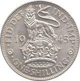 1945 ENGLISH SHILLING ( UNC ) - SHILLING - Cambridgeshire Coins