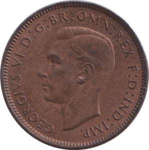 1945 FARTHING ( UNC ) - FARTHING - Cambridgeshire Coins