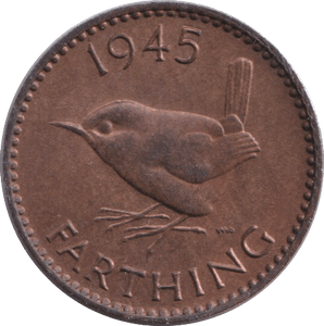 1945 FARTHING ( UNC ) - FARTHING - Cambridgeshire Coins