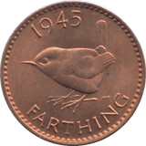 1945 FARTHING ( UNC ) - Farthing - Cambridgeshire Coins