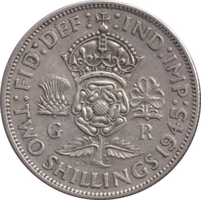 1945 FLORIN ( GVF ) - FLORIN - Cambridgeshire Coins