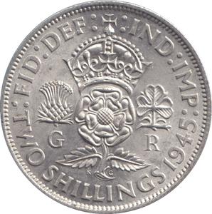 1945 FLORIN ( UNC ) - FLORIN - Cambridgeshire Coins